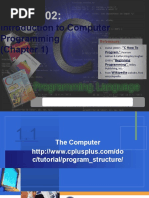 Week1 - Chapter1 COMPUTER PROGRAMMING