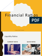 Financial Rati Os: Course Serial Number