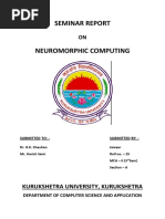 SEMINAR REPORT First Page