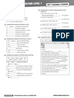 Prepare Second Edition Level 1: Unit 4 Grammar: Standard