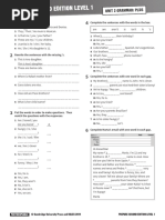 Prepare Second Edition Level 1: Unit 2 Grammar: Plus