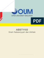 ABST1103 Sirah Nabawiyyah Dan Akhlak - Smay19 (RS & MREP) PDF