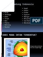 Bahan Tambang Indonesia