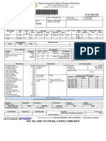 Printed by SYSUSER: Dial Toll Free 1912 For Bill & Supply Complaints