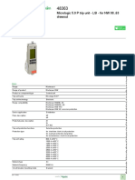 Bảng thông số sản phẩm: Micrologic 5.0 P trip unit - LSI - for NW 08..63 drawout