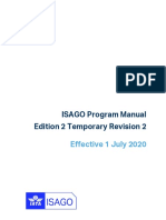 ISAGO Program Manual Edition 2 Temporary Revision 2: Effective 1 July 2020