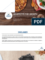 An Appetite For Growth: Food Consumption in India and Outlook For JFL