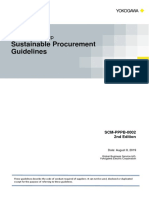 Sustainable Procurement Guidelines: For Suppliers Yokogawa Group