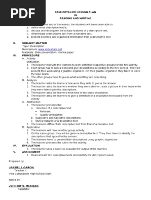 Demo Lesson Plan