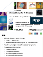 ECE 4100/6100 Advanced Computer Architecture: Lecture 13 Multithreading and Multicore Processors