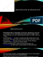 Deontology & Teleology