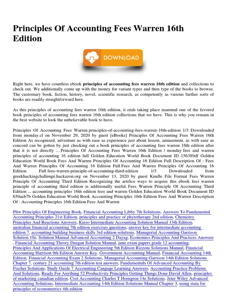 Accounting intelligence overview