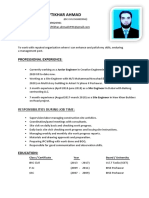 (Engr Iftikhar Ahmad Resume PDF