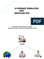 Kelayakan Operasi Peralatan DAN Instalasi Rig