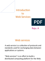 To Web Services: Raju. A