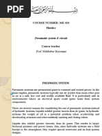 Course Number: Me 433 Fluidics: Pneumatic System & Circuit