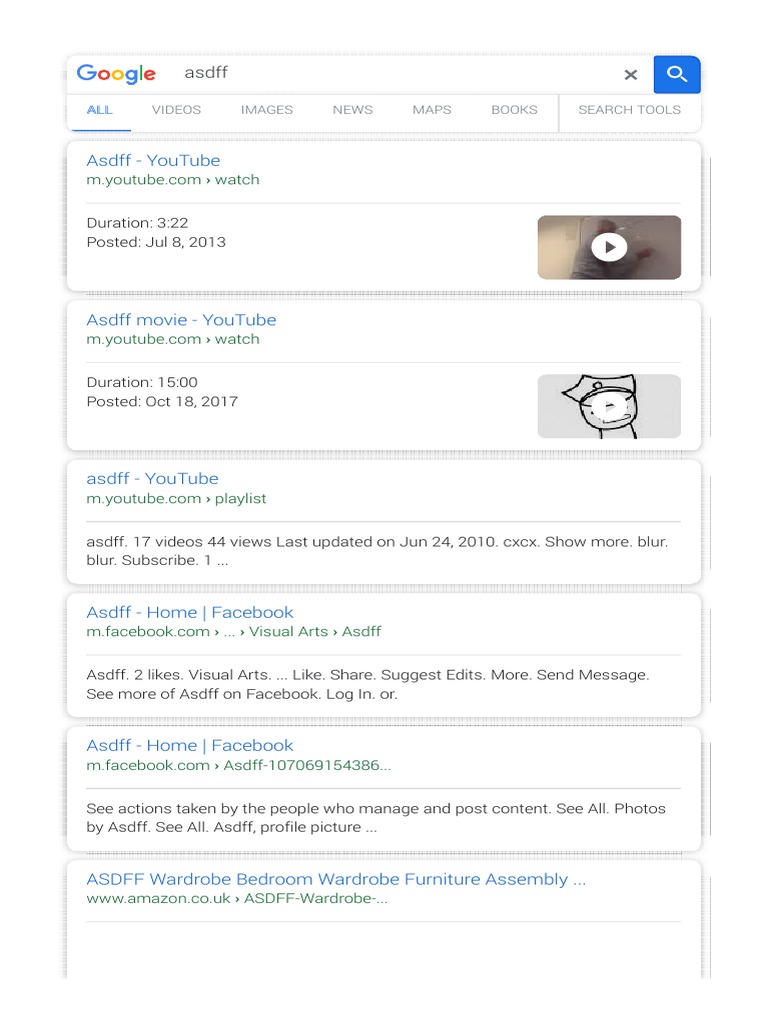 Asdff: Videos, Social Media, and Products | PDF