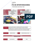 Reporte de Intervenciones: Programa Nacional Pais