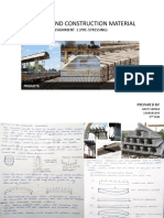 Building and Construction Material: Assignment 2 (Pre-Stressing)