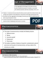 Chapter Five: Macroeconomics Aspect of Managerial Economics