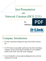 Product Presentation On Network Cameras (DCS 2121) : by Subburaj A