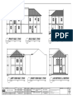 Front Elevation Rear Elevation Cross Section