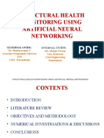 Structural Health Monitoring Using Artificial Neural Networking