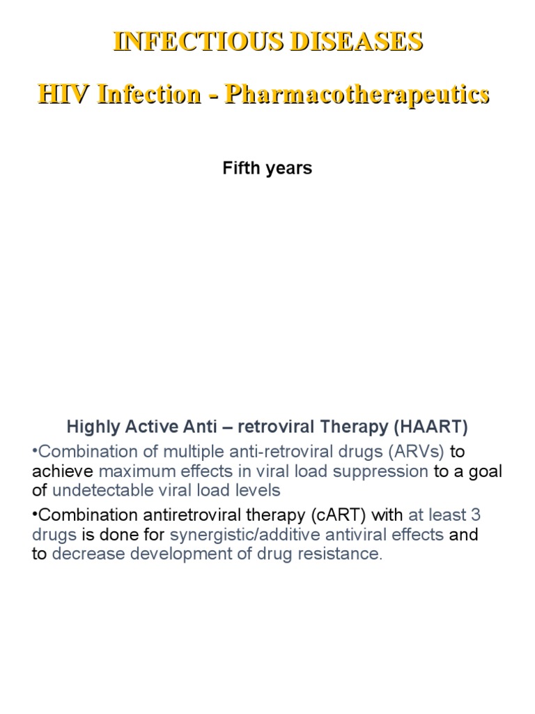 HIV Treatment Guidelines and Regimens | PDF | Management Of Hiv/Aids ...
