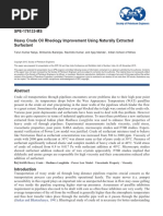 SPE-178133-MS Heavy Crude Oil Rheology Improvement Using Naturally Extracted Surfactant