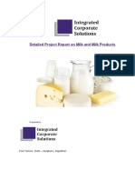 Detailed Project Report on Opportunities in Rajasthan's Dairy Processing Sector