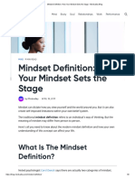 Mindset Definition - How Your Mindset Sets The Stage - Mindvalley Blog