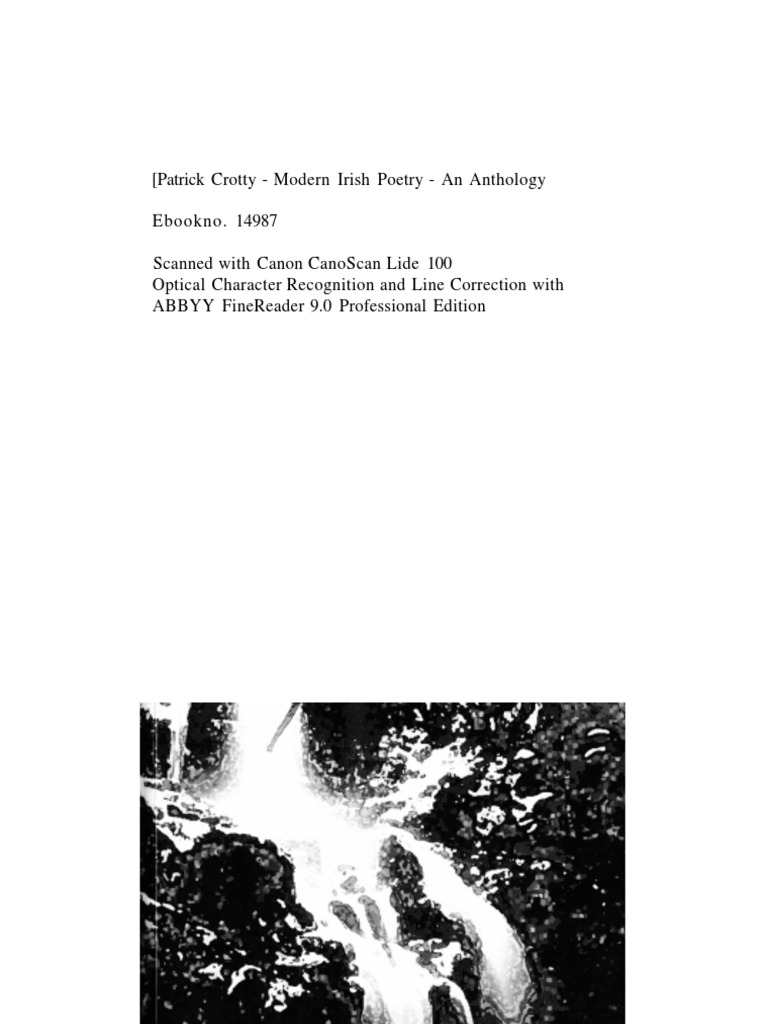 Crotty - Poetry Anthology | PDF | Ireland | W. B. Yeats, image size:768x1024