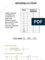 Constructing A C-Chart