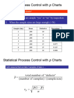 Statistical Process Control With P Charts
