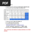 Review (Google Sheets) PT 1.1