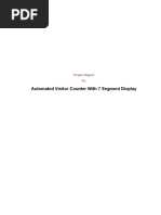 Automated Visitor Counter With 7 Segment Display