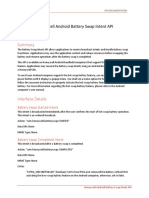 Battery Swap Intent API Guide