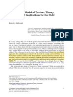 The Dualistic Model of Passion: Theory, Research, and Implications For The Field of Education