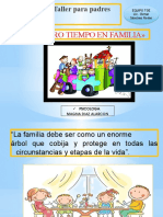 NUESTRO TIEMPO EN FAMILIA 1° Escuela de Padres