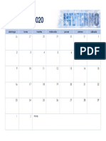 Calendario FEB 2020