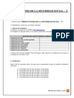 Prestaciones de La Seguridad Social 2° PDF