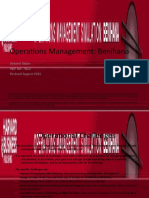 Operations Management: Benihana: Debrief Slides HBP No. 7012 Revised August 2015