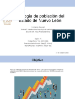 Ecología de Población Del Estado de Nuevo León - Equipo 1