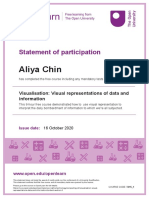 Visulization Certificate