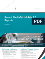 TechInsights Mediatek RF Product Brief PDF