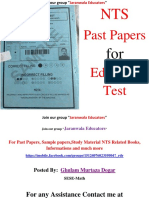 NTS past Papers Educators.pdf