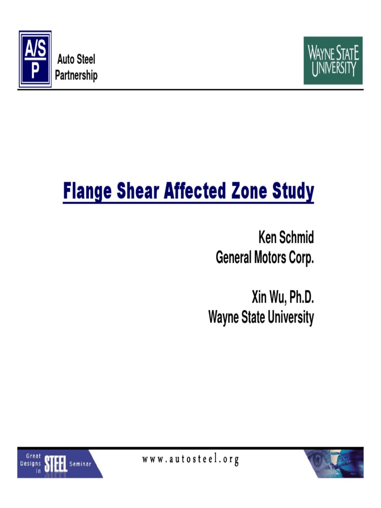 20 Flange Shear Affected Zone Study Pdf Pdf Fracture Finite