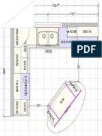 Distribucion de Dimensiones en Planta Cosinas