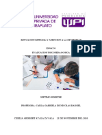 Evaluacion Psicopedagogica