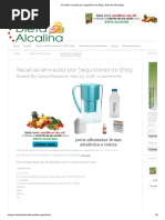 Receitas enviadas por Seguidores do Blog - Dieta Alcalina Blog